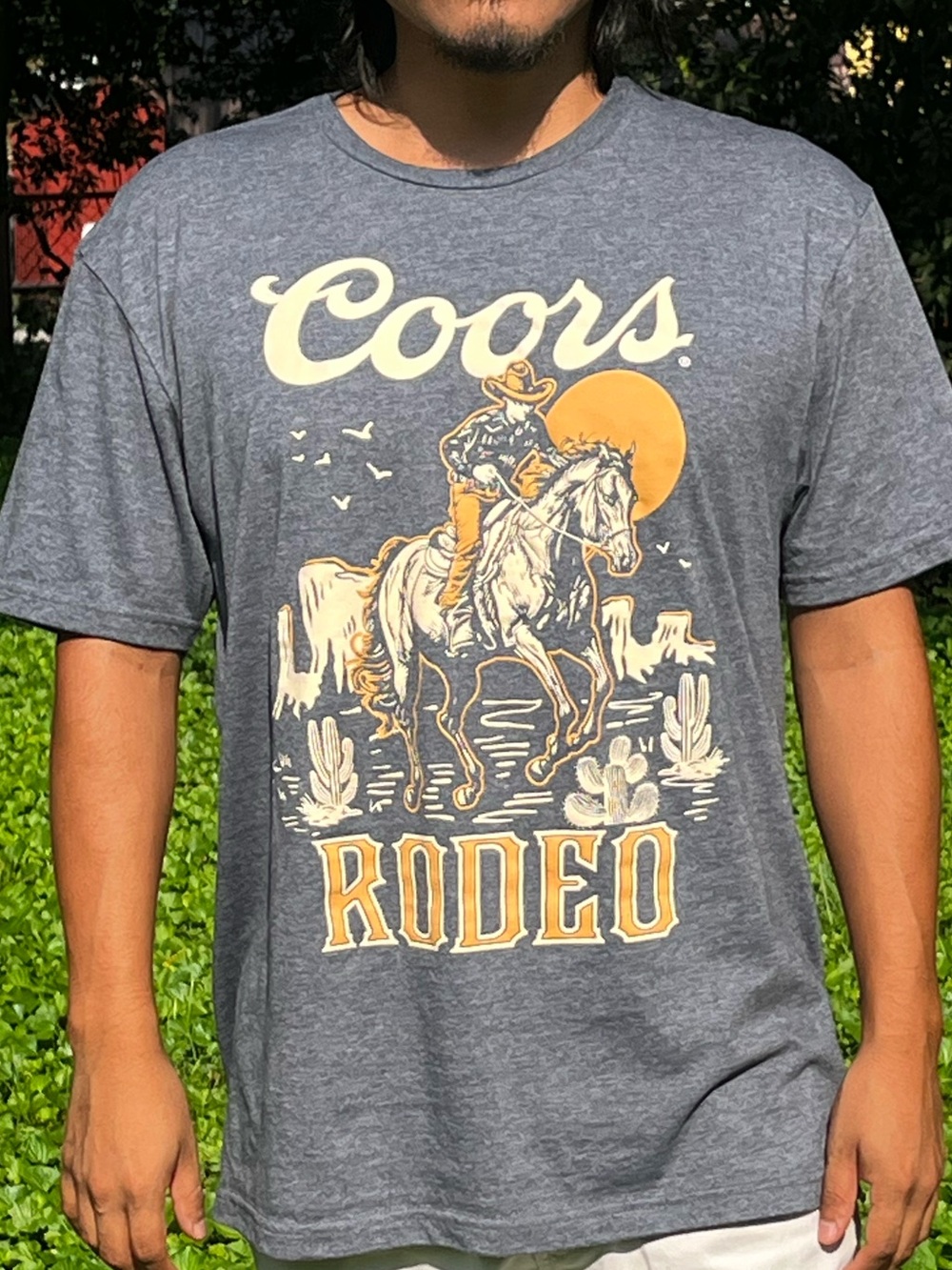 Coors Rodeo Graphic Tee - Charcoal Gray